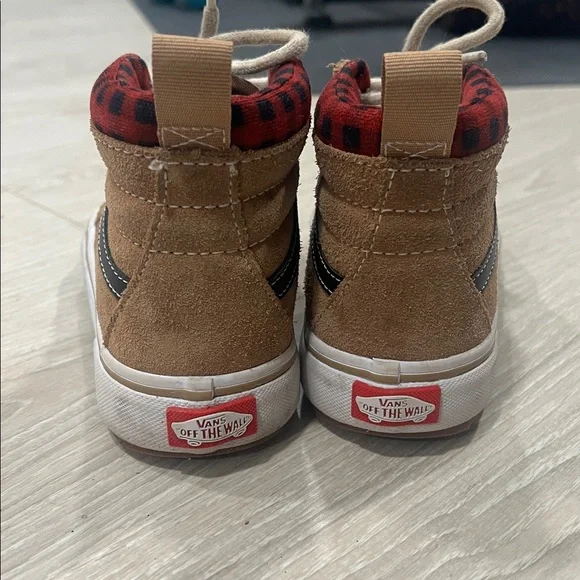 Vans Kids High-Top Sneakers - Tan and Black - Picture 5 of 6